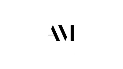 Black stylized letters "a" and "w" overlapping with a diagonal line, against a white background.